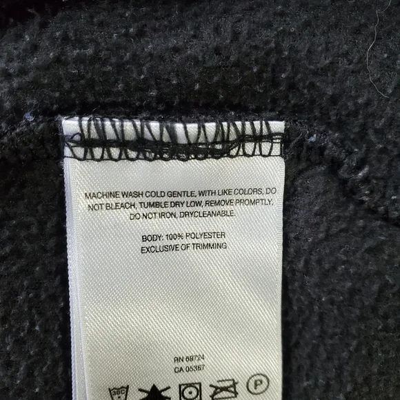 Columbia Fleece Full Zip Vest Charcoal Gray Black Size 2X - Picture 6 of 6